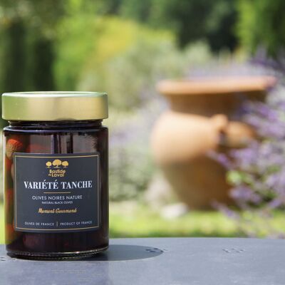 Natural black table olives - Tanche variety / France