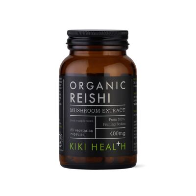 Extracto de hongo reishi orgánico - 60 cápsulas vegetarianas