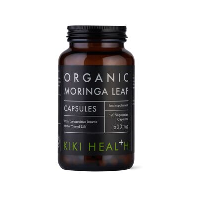 Hoja de Moringa Orgánica - 120 Cápsulas Vegetales