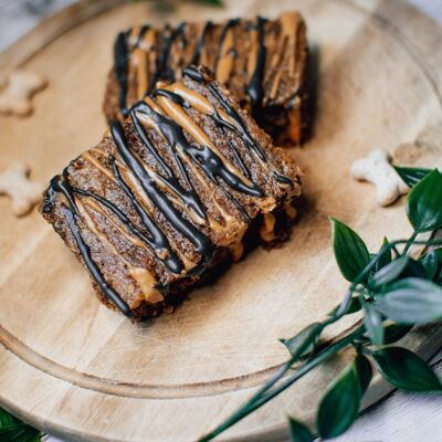 Peanut Butter Swirled Brownies