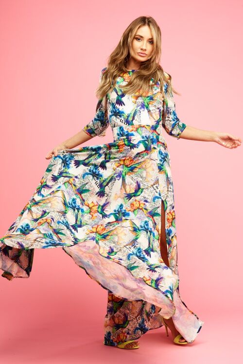 Athena Maxi Dress Hummingbird