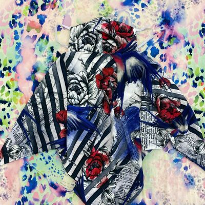 RR Scarf Fashion Mask - Tattoo Print