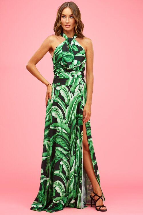 Florence Maxi Midnight Palms