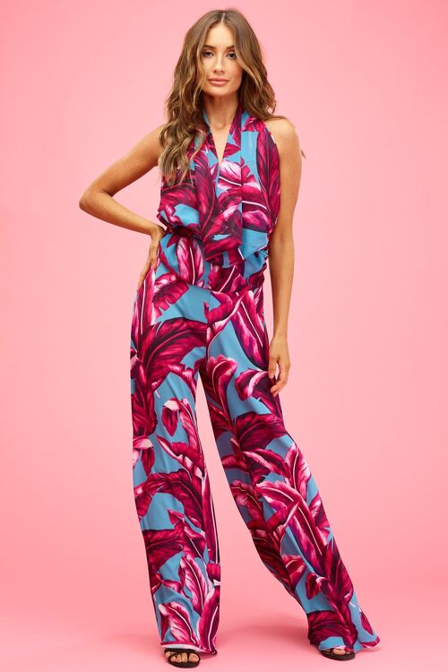Pinky Palms Star Super Flared Trouser