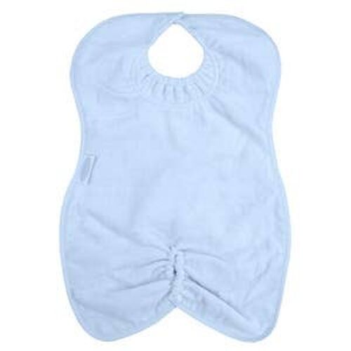 Dusty Blue Towel Highchair Hugger Bib