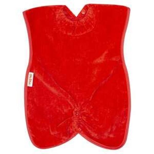 Red Towel Highchair Hugger Bib