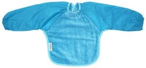 Aqua Towel Small Long Sleeve Bib