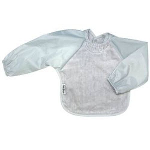 Silver Towel Small Long Sleeve Bib