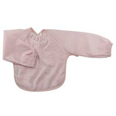 Bavaglino manica lunga piccolo asciugamano rosa antico