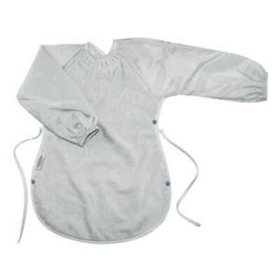 Silver Towel Messy Eater Bib