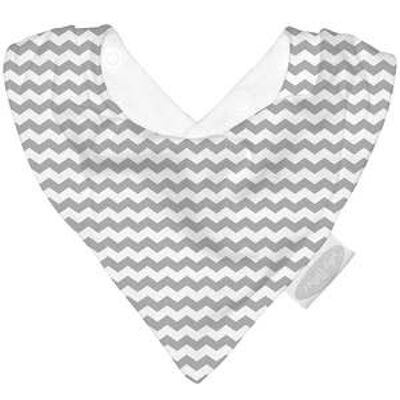 Grey Chevron Jersey Bandana