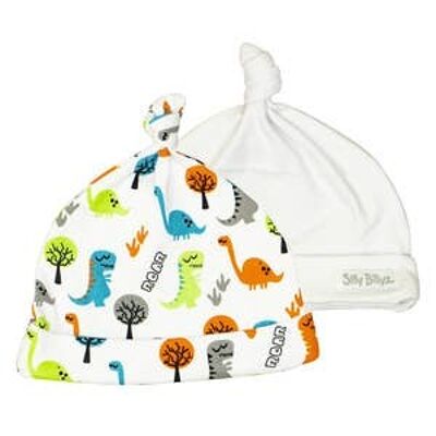 Gorro de bebé Roar Gumnut Jersey, paquete de 2