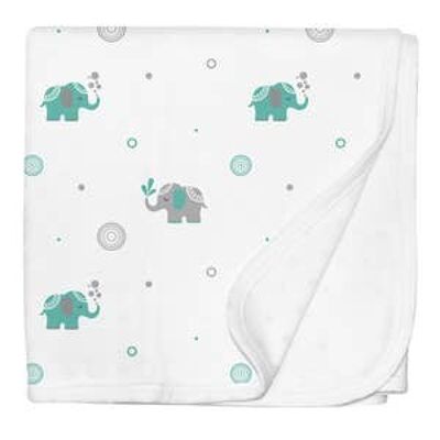Elephant Jersey Blanket