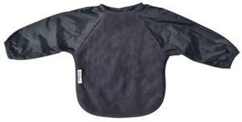 Grey Fleece Small Long Sleeve Bib