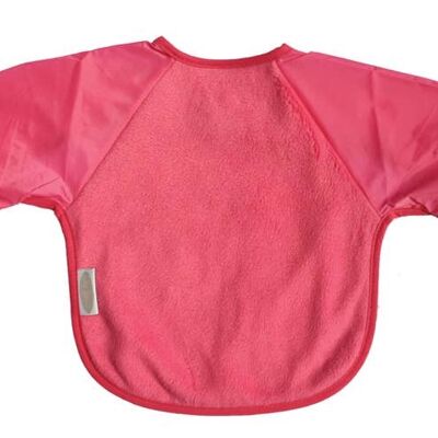 Cerise Fleece Kleines Langarm-Lätzchen