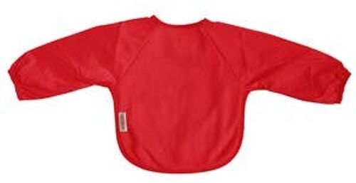 Red Fleece Large Long Sleeve Bib