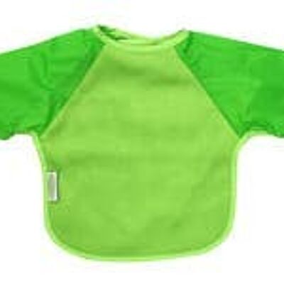 Lime Fleece Large Long Sleeve Bib