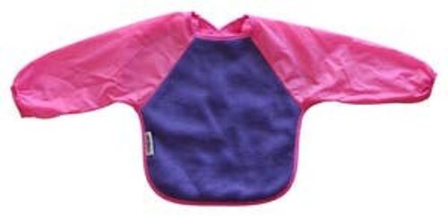 Purple/Cerise Fleece Large Long Sleeve Bib