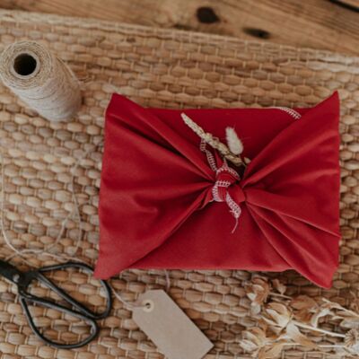 Furoshiki "Cotton fabrics" - Red