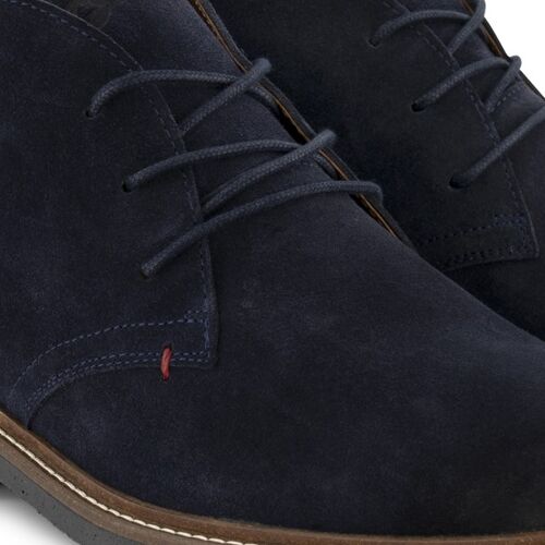 Travelin' Glasgow Suede Men Dark Blue