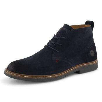 Travelin' Glasgow Daim Homme Bleu Foncé 5