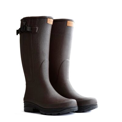 Travelin' Broadford Rubberboot Men Brown