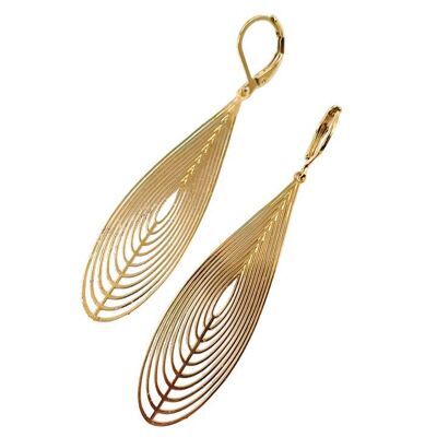 Gold plated Goliath earrings