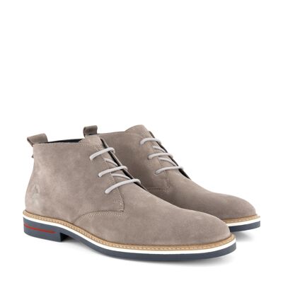 Travelin' Newburgh Suede Men Light Grey