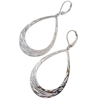 Boucles d'oreilles Marion plaqué argent