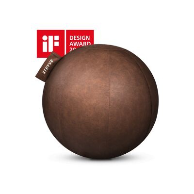 Active Ball - Leather Fabric - Natural Brown 65cm