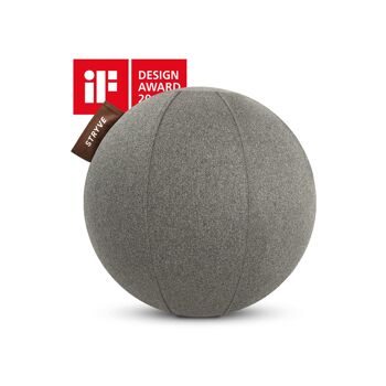 Active Ball - Feutre de Laine - Gris Chaud 65 cm 1