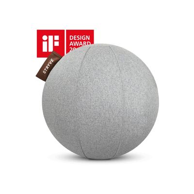 Pelota Active - Fieltro de Lana - Gris Claro 65 cm