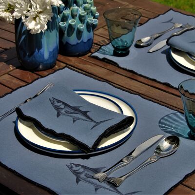 Tuna Napkin Individual Table Set