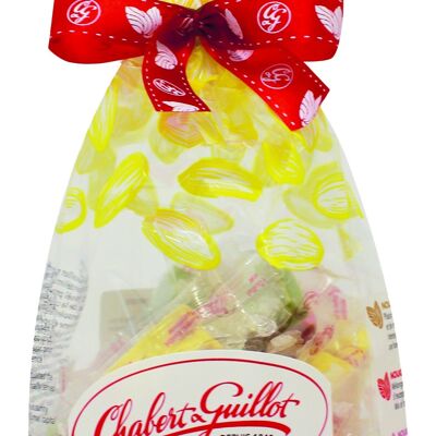 Bag 400g lemon raspberry pistachio nougat