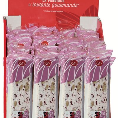 100g nougat bar with red fruits