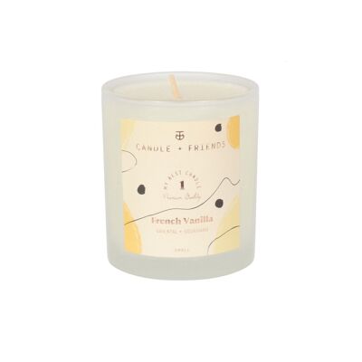 No.1 French Vanilla Glass Candle - Small