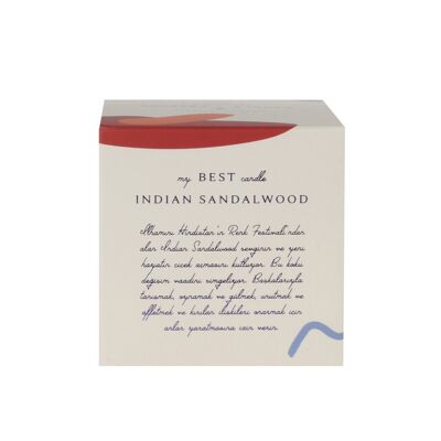 No.7 Indian Sandalwood Medium Glass Candle