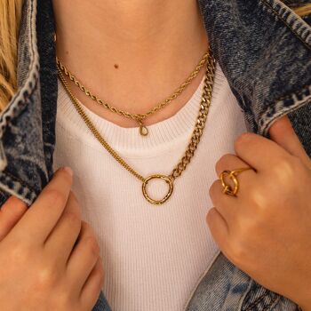 Collier chaîne Crush - Or 3