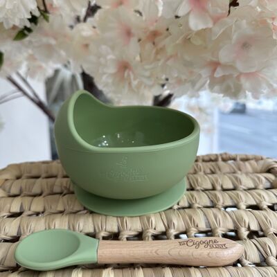 GRASS GREEN BOWL AND SPOON