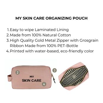 My Skin Care - Pochette de rangement, Rose/Blush 4