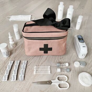 Boîte de rangement pour médicaments et premiers secours, rose/blush 5