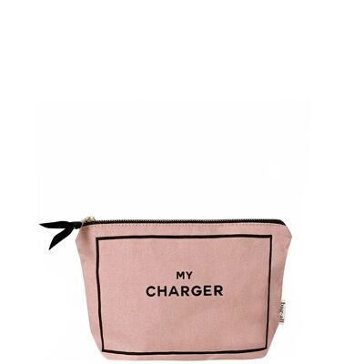 Charger Pouch, Pink/Blush
