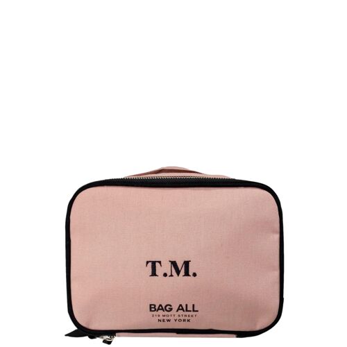 Double Sided Toiletry Case, Pink/Blush