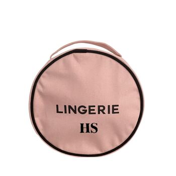 Étui à lingerie rond, rose/blush 2