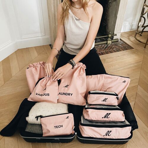 BA Travel Set, 8-pack Pink/Blush