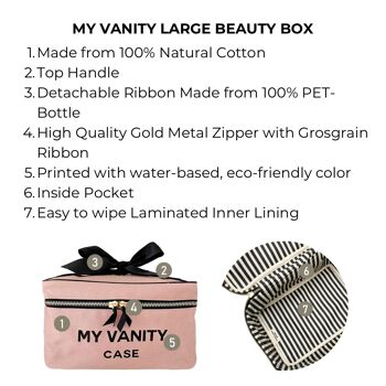 My Vanity Grande boîte de beauté Rose/Blush 4