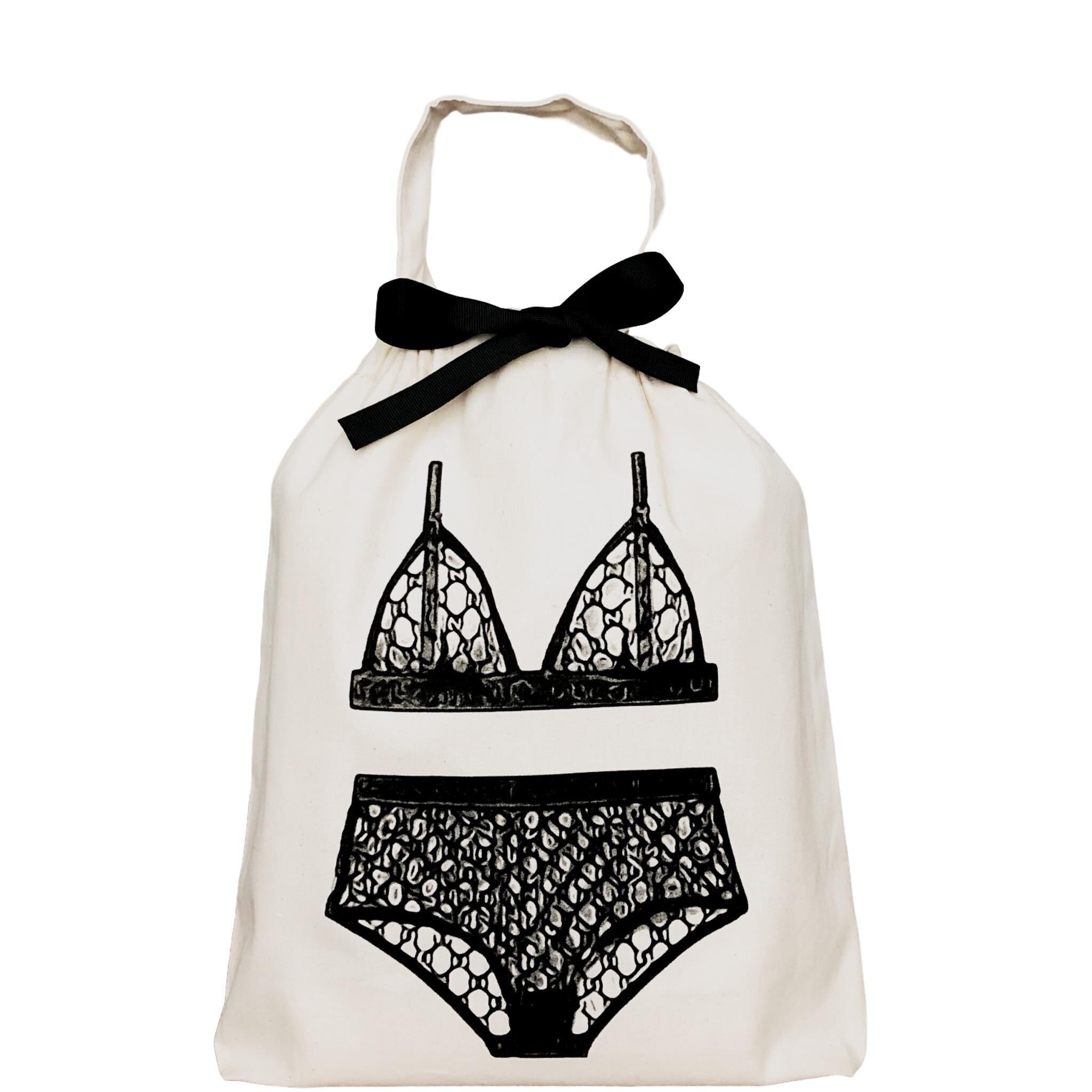 Sac à lingerie, Voyage, Londres – Crème
