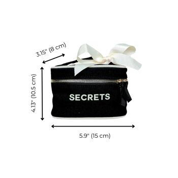 Mini Coffret Beauté à Secrets, Noir 3