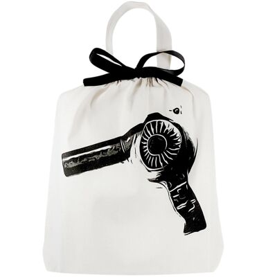 Hair Dryer Travel Bag, Cream