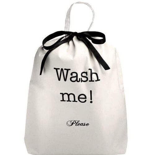 Wash Me, Laundry Bag, Cream